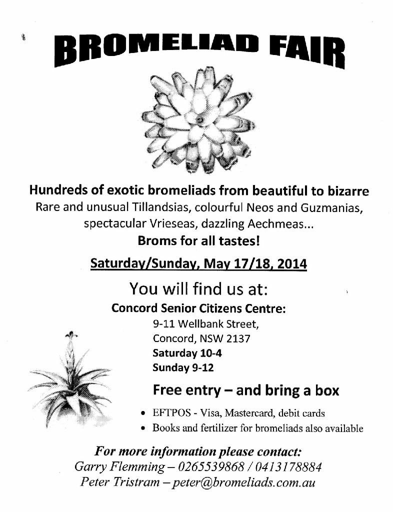 Peter Tristram Gary Flemming Plant Fair.